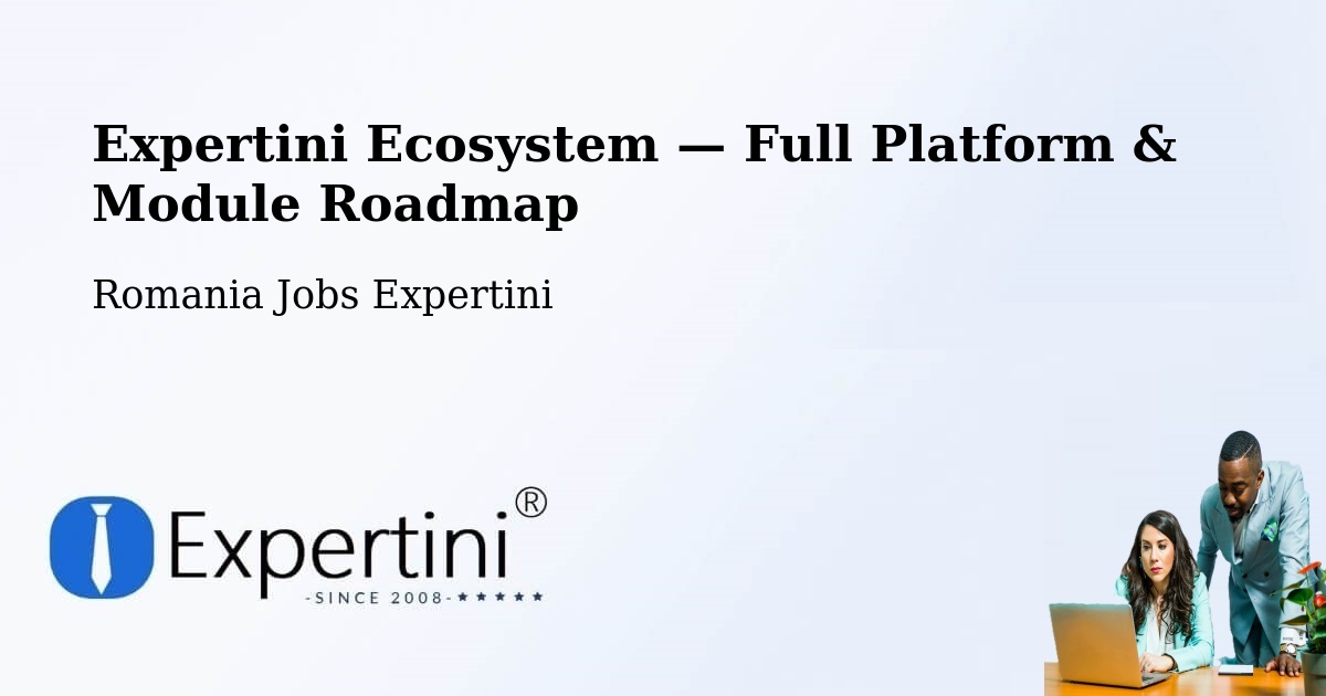 Expertini Ecosystem — Full Platform & Module Roadmap – Domănești